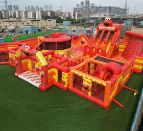 GF3-255 Tickle Me Elmo Theme Inflatable Park