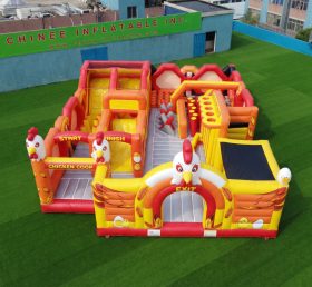 GF3-298 Chicken Theme Inflatable Park