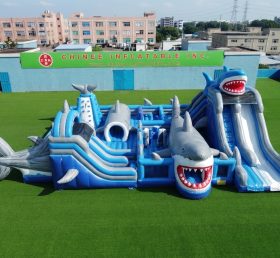 GF3-562 Shark Theme Inflatable Park