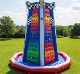 T11-4175 Cars Theme Inflatable Climbing Wall