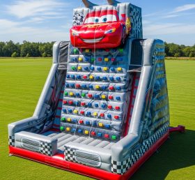 T11-4176 Cars Theme Inflatable Climbing Wall