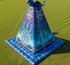 T11-4224 How to Train Your Dragon Theme Inflatable Climbing Wall