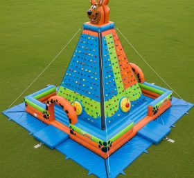 T11-4355 Scooby-Doo Theme Inflatable Climbing Wall