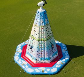 T11-4371 Snoopy Theme Inflatable Climbing Wall