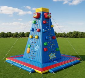 T11-4384 Spongebob Theme Inflatable Climbing Wall