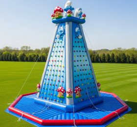 T11-4444 The Smurfs Theme Inflatable Climbing Wall