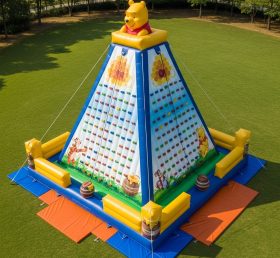 T11-4479 Winnie the Pooh Theme Inflatable Climbing Wall