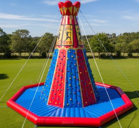 T11-4538 Circus Theme Inflatable Climbing Wall