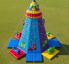 T11-4543 Clown Theme Inflatable Climbing Wall