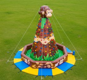 T11-4636 Monkey Theme Inflatable Climbing Wall