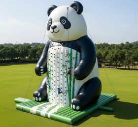 T11-4649 Panda Theme Inflatable Climbing Wall