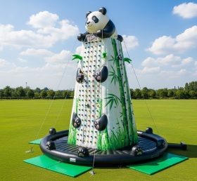 T11-4650 Panda Theme Inflatable Climbing Wall