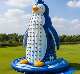 T11-4661 Penguin Theme Inflatable Climbing Wall