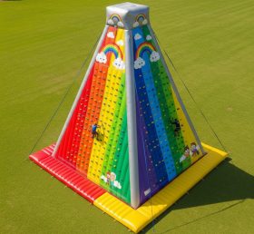 T11-4681 Rainbow Theme Inflatable Climbing Wall