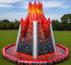 T11-4722 Volcano Theme Inflatable Climbing Wall