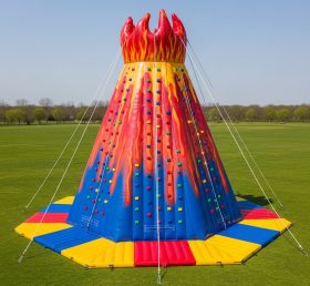 T11-4723 Volcano Theme Inflatable Climbing Wall