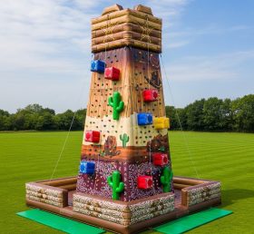 T11-4729 Wild West Theme Inflatable Climbing Wall