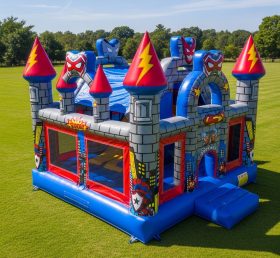T5-2161 Superhero Theme Inflatable Castles