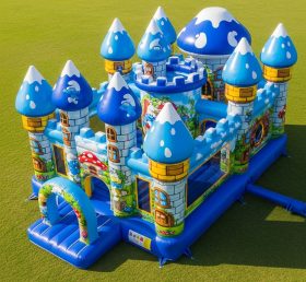 T5-2189 The Smurfs Theme Inflatable Castles