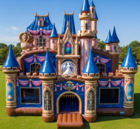 T5-2243 Beauty and the Beast Theme Inflatable Castles