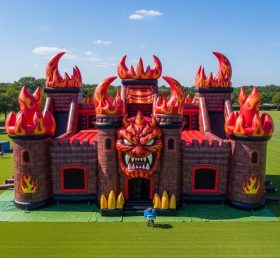 T5-2250 Blaze Monster Theme Inflatable Castles