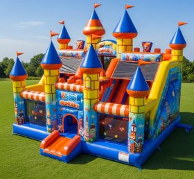 T5-2257 Blippi Wonders Theme Inflatable Castles