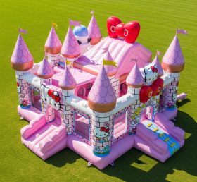 T5-2324 Hello Kitty Theme Inflatable Castles