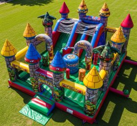 T5-2392 Ninja Turtles Theme Inflatable Castles