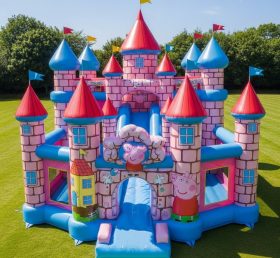 T5-2404 Peppa Pig Theme Inflatable Castles