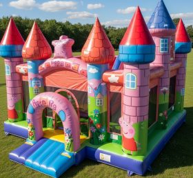 T5-2405 Peppa Pig Theme Inflatable Castles