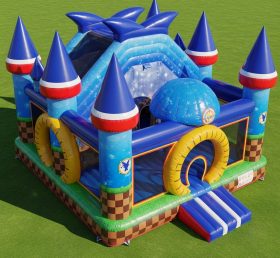 T5-2456 Sonic Theme Inflatable Castles