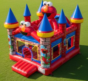 T5-2526 Tickle Me Elmo Theme Inflatable Castles