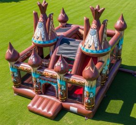 T5-2564 American Indian Theme Inflatable Castles