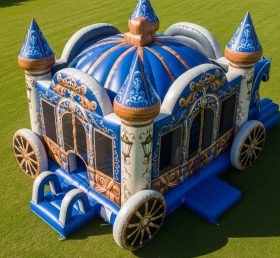 T5-2656 Horse Carriage Theme Inflatable Castles