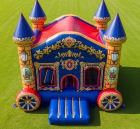 T5-2657 Horse Carriage Theme Inflatable Castles