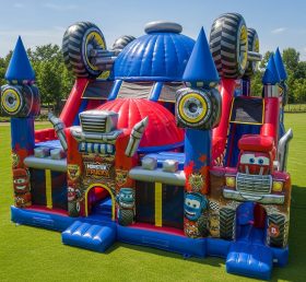 T5-2690 Monster Trucks Theme Inflatable Castles