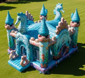 T5-2733 Seahorse Theme Inflatable Castles
