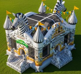 T5-2797 Zebra Theme Inflatable Castles
