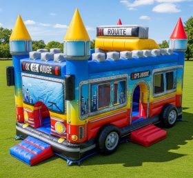 T5-2830 Bus Theme Inflatable Castles