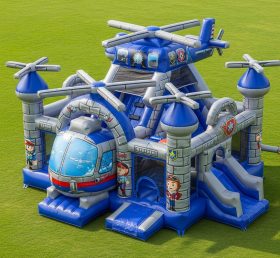 T5-2965 Helicopter Theme Inflatable Castles
