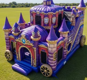 T5-2972 Horse Carriage Theme Inflatable Castles