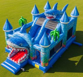 T5-3062 Shark Theme Inflatable Castles