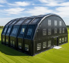 Tent1-6085 Black Windowed Inflatable Tent