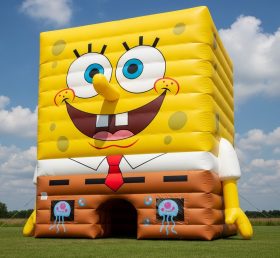 Tent1-6105 SpongeBob Theme Inflatable Tent