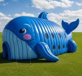 Tent1-6168 Whale Theme Inflatable Tunnels Tent