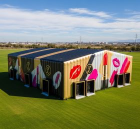 Tent1-6363 Black Gold Inflatable Lipstick Tent