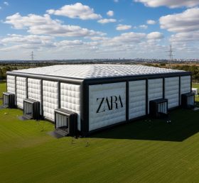 Tent1-6374 Black White Inflatable Zara Structure