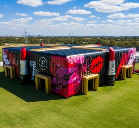 Tent1-6448 Lipstick Themed Inflatable Tent