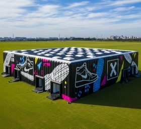Tent1-6455 Matte Black Inflatable Sneaker Store