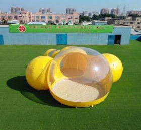 Tent1-5047O Yellow Inflatable Bubble Tent